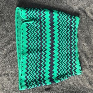 Urban outfitters green and black skirt